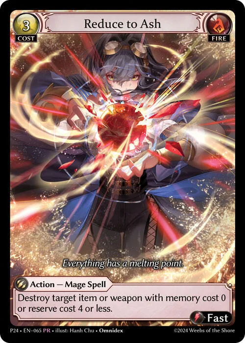 Reduce to Ash #63 – Promotional Cards