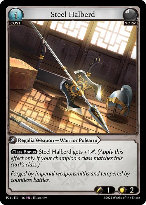 Steel Halberd #146 – Promotional Cards