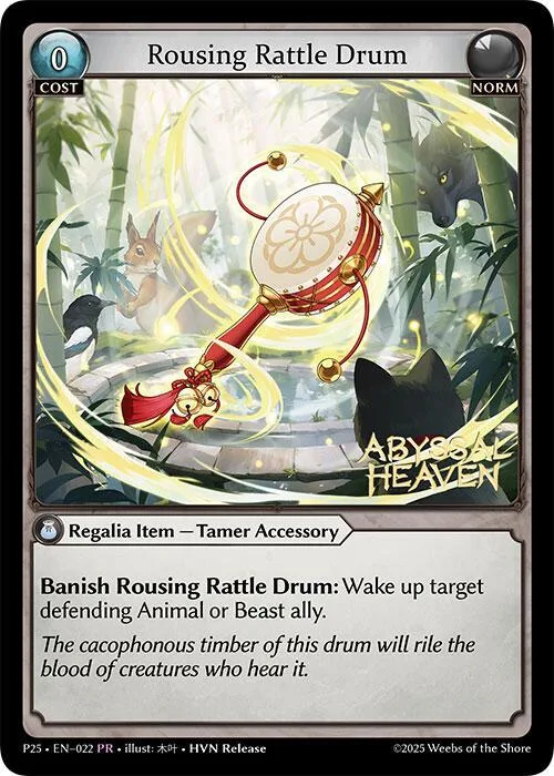 Rousing Rattle Drum #22 – Promotional Cards