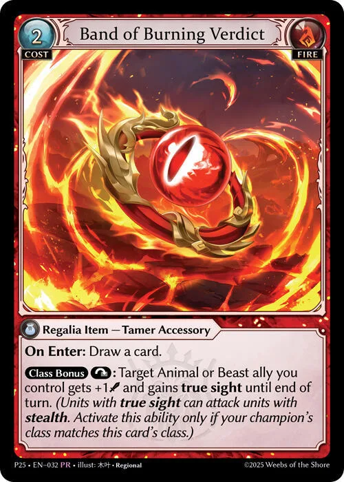 Band of Burning Verdict #32 – Promotional Cards