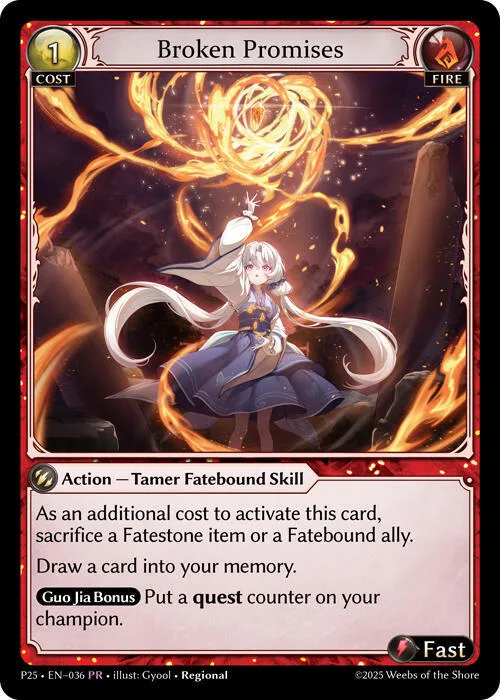 Broken Promises #36 – Promotional Cards
