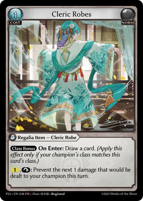 Cleric Robes (038) #38 – Promotional Cards