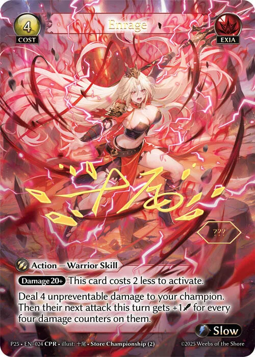 Enrage (CPR) #24 – Promotional Cards