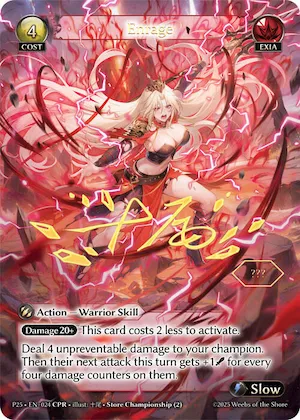 Enrage (CPR) #24 – Promotional Cards