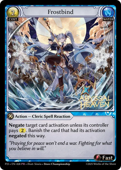 Frostbind (028) #28 – Promotional Cards