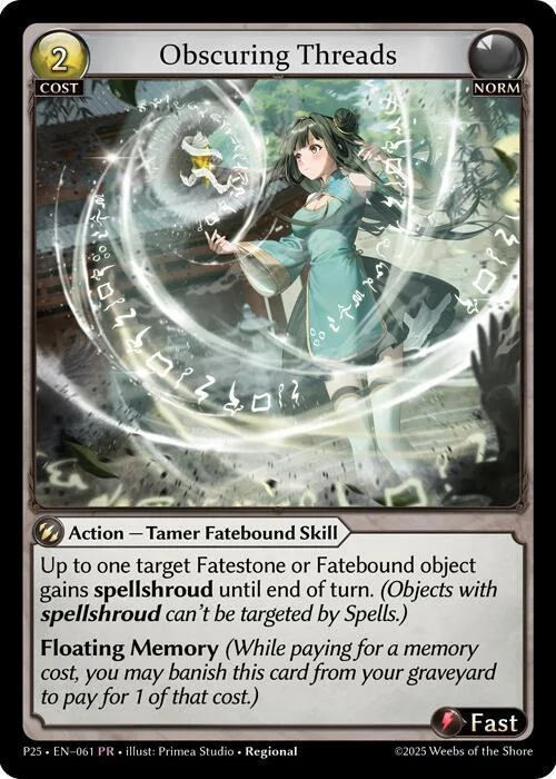 Obscuring Threads #61 – Promotional Cards