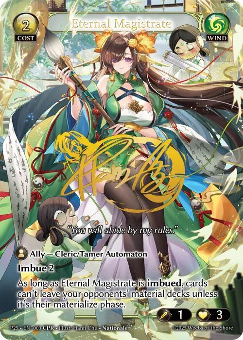 Eternal Magistrate #3 – Promotional Cards