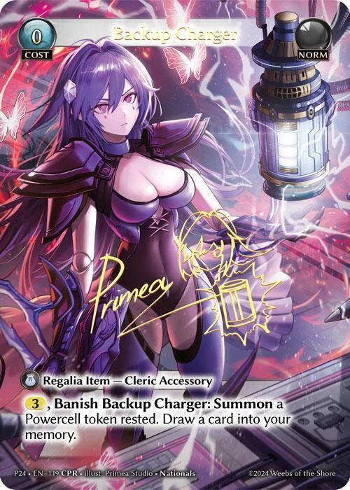 Backup Charger (CPR) #119 – Promotional Cards