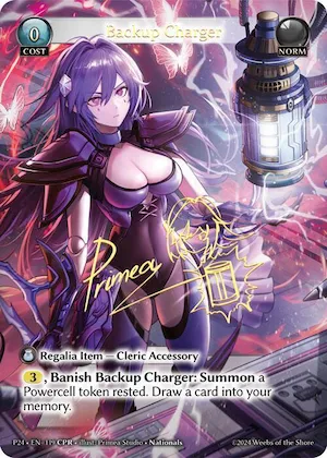 Backup Charger (CPR) #119 – Promotional Cards