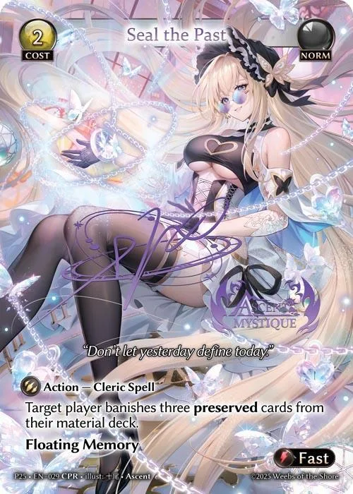 Seal the Past (CPR) #29 – Promotional Cards