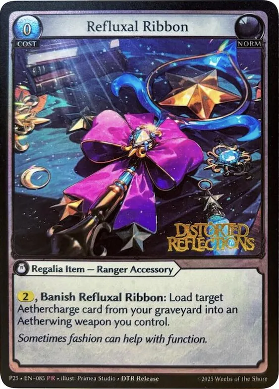 Refluxal Ribbon #85 – Promotional Cards