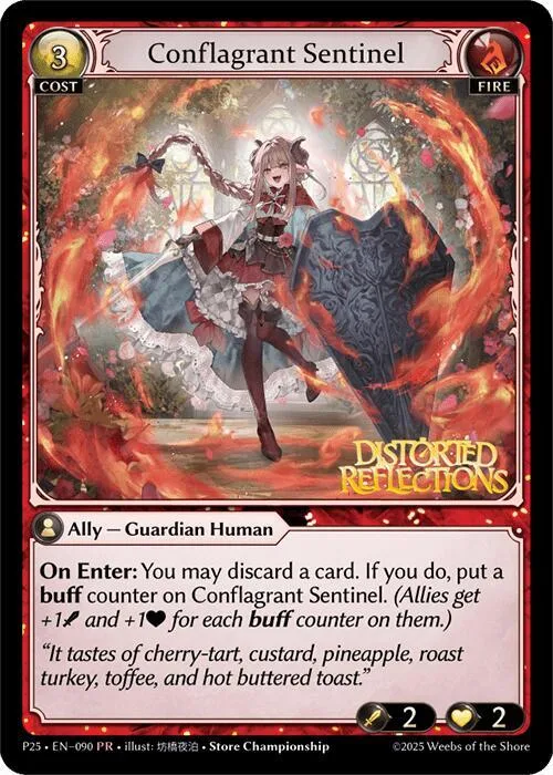 Conflagrant Sentinel #90 – Promotional Cards