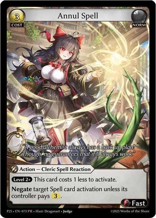 Annul Spell #73 – Promotional Cards