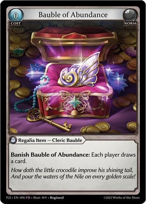Bauble of Abundance (096) #96 – Promotional Cards