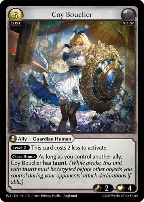 Coy Bouclier #101 – Promotional Cards