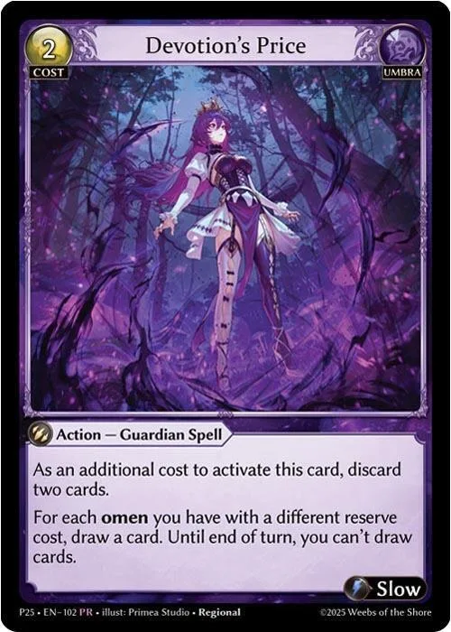 Devotion's Price #102 – Promotional Cards