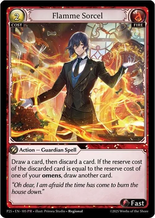 Flamme Sorcel #105 – Promotional Cards