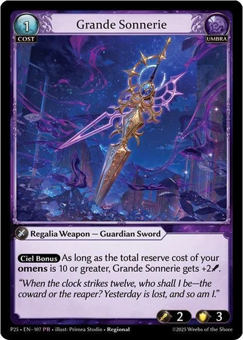 Grande Sonnerie #107 – Promotional Cards