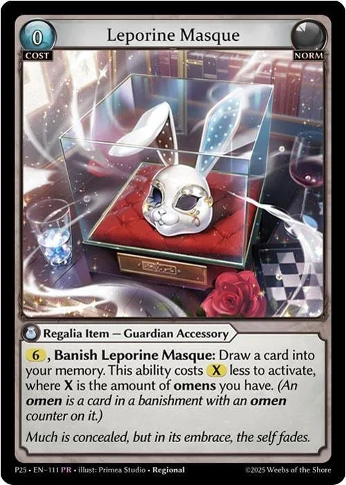 Leporine Masque #111 – Promotional Cards