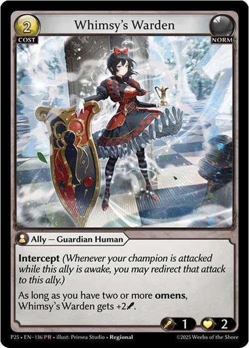 Whimsy's Warden #136 – Promotional Cards