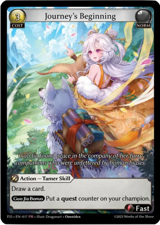 Journey's Beginning (017) #17 – Promotional Cards