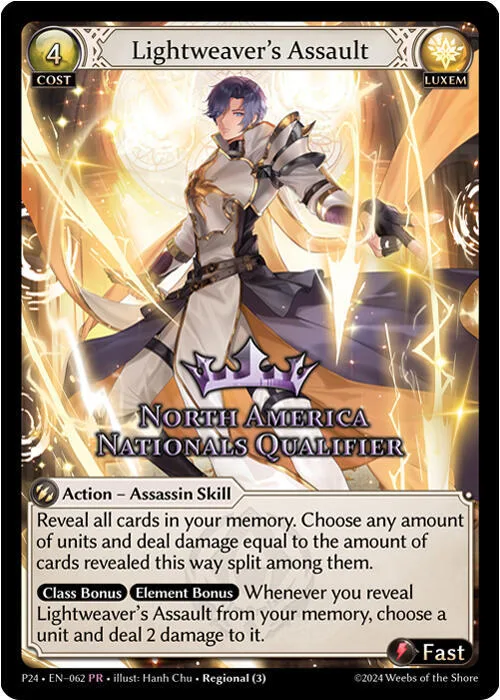 Lightweaver's Assault (North America Nationals Qualifier) #62 – Promotional Cards
