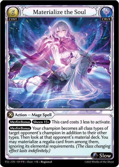 Materialize the Soul #159 – Promotional Cards