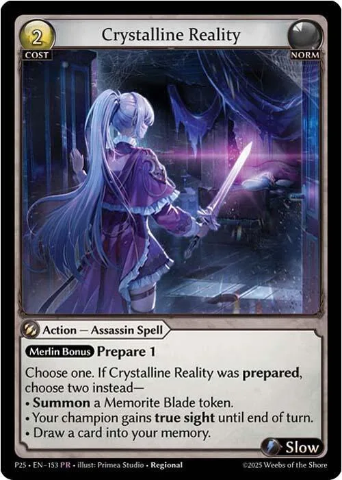 Crystalline Reality #153 – Promotional Cards