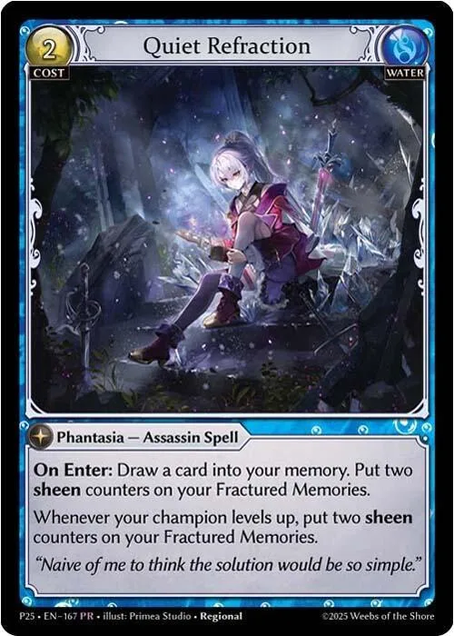 Quiet Refraction #167 – Promotional Cards