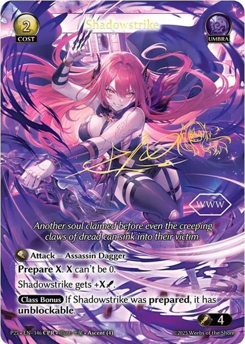 Shadowstrike (CPR) #146 – Promotional Cards
