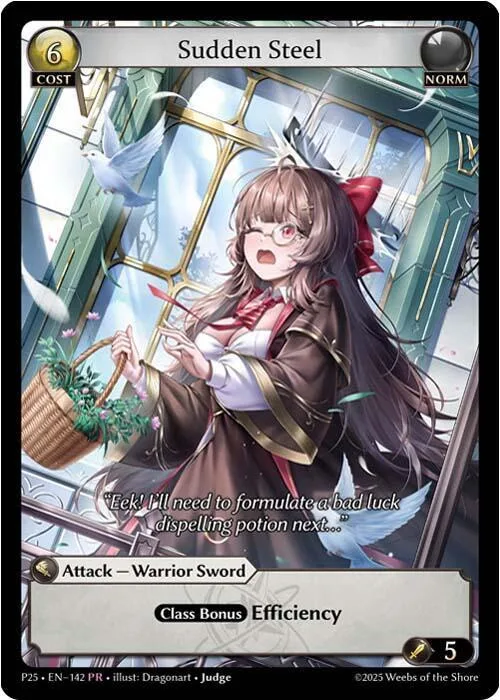 Sudden Steel #142 – Promotional Cards