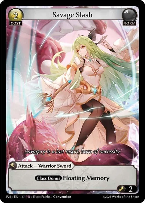 Savage Slash #137 – Promotional Cards