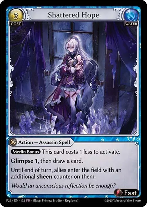Shattered Hope #172 – Promotional Cards