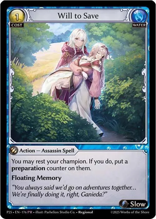 Will to Save #176 – Promotional Cards
