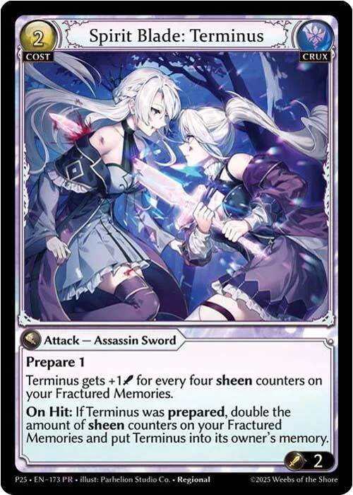 Spirit Blade: Terminus #173 – Promotional Cards