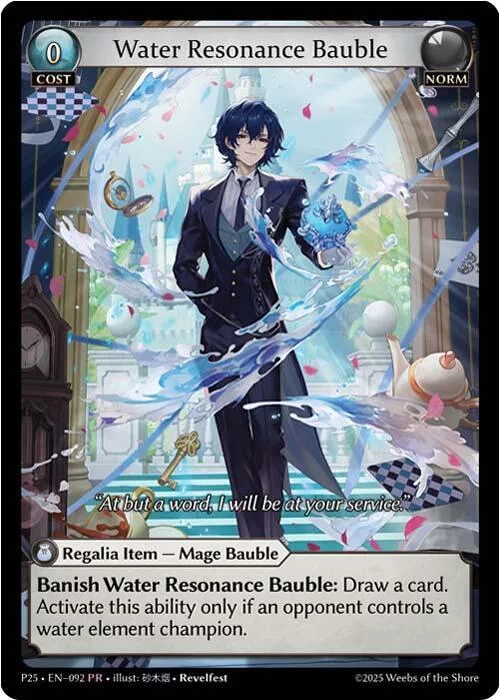 Water Resonance Bauble #92 – Promotional Cards