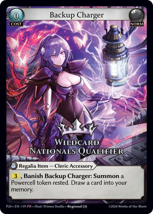 Backup Charger (Wildcard Nationals Qualifier) #119 – Region Exclusive Promotional Cards