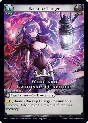 Backup Charger (Wildcard Nationals Qualifier) #119 – Region Exclusive Promotional Cards