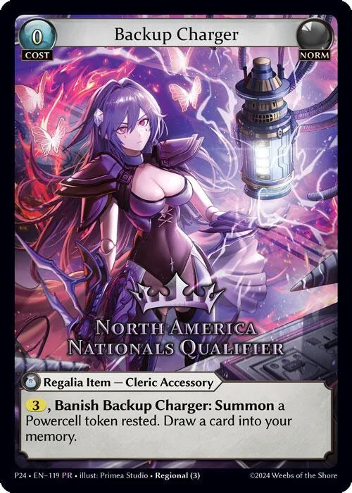 Backup Charger (North America Nationals Qualifier) #119 – Region Exclusive Promotional Cards