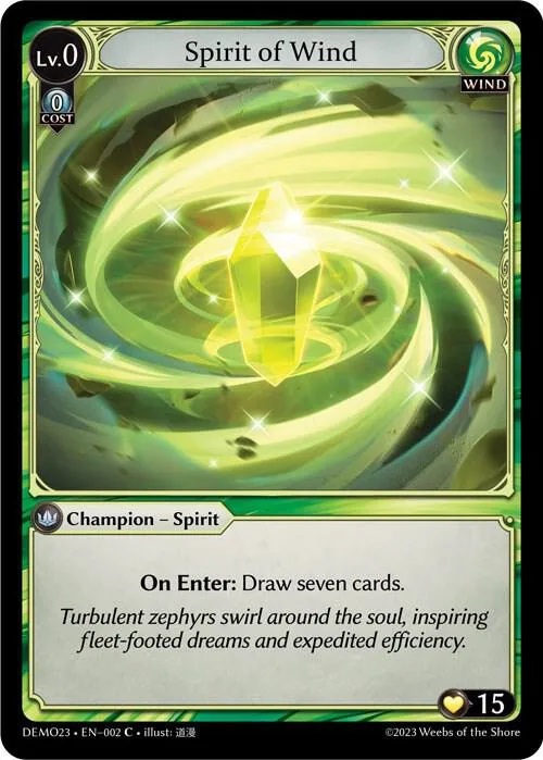 Spirit of Wind #2 – 2023 Demo Deck