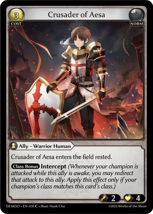 Crusader of Aesa #10 – 2023 Demo Deck