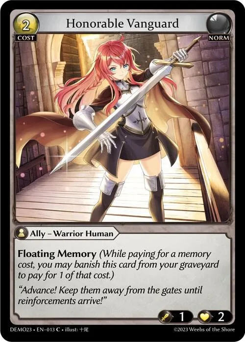 Honorable Vanguard #13 – 2023 Demo Deck