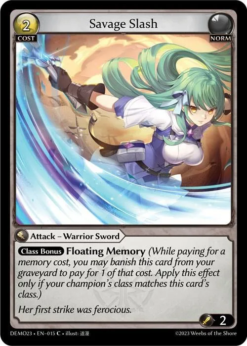 Savage Slash #15 – 2023 Demo Deck