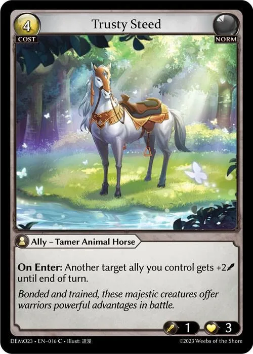 Trusty Steed #16 – 2023 Demo Deck