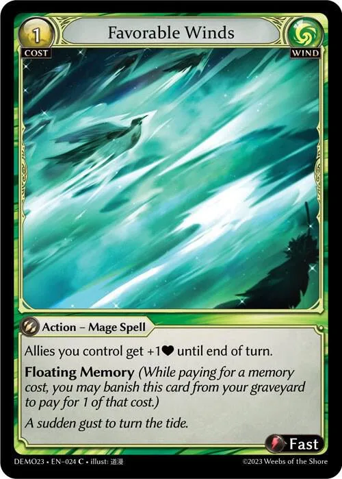 Favorable Winds #24 – 2023 Demo Deck
