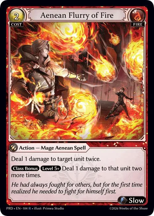 Aenean Flurry of Fire #104 – Asphodel / Paradise
