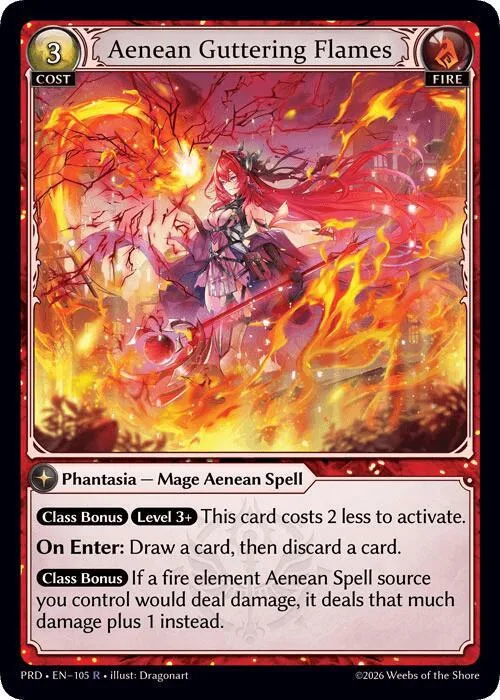Aenean Guttering Flames #105 – Asphodel / Paradise