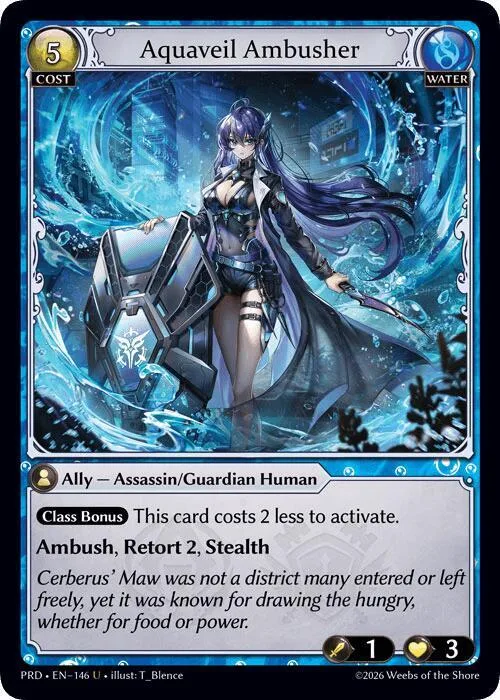 Aquaveil Ambusher #146 – Asphodel / Paradise