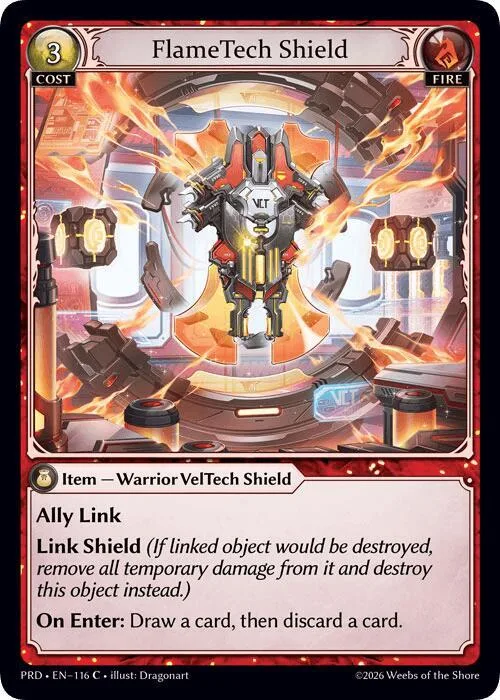 FlameTech Shield #116 – Asphodel / Paradise