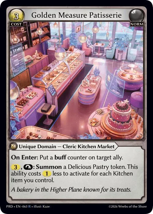 Golden Measure Patisserie #63 – Asphodel / Paradise
